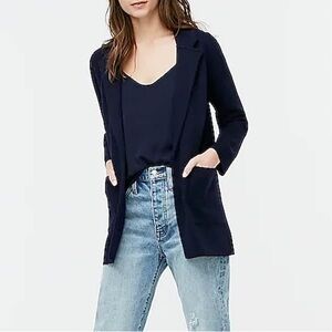 EUC J. Crew Sophie Sweater Blazer Navy XL